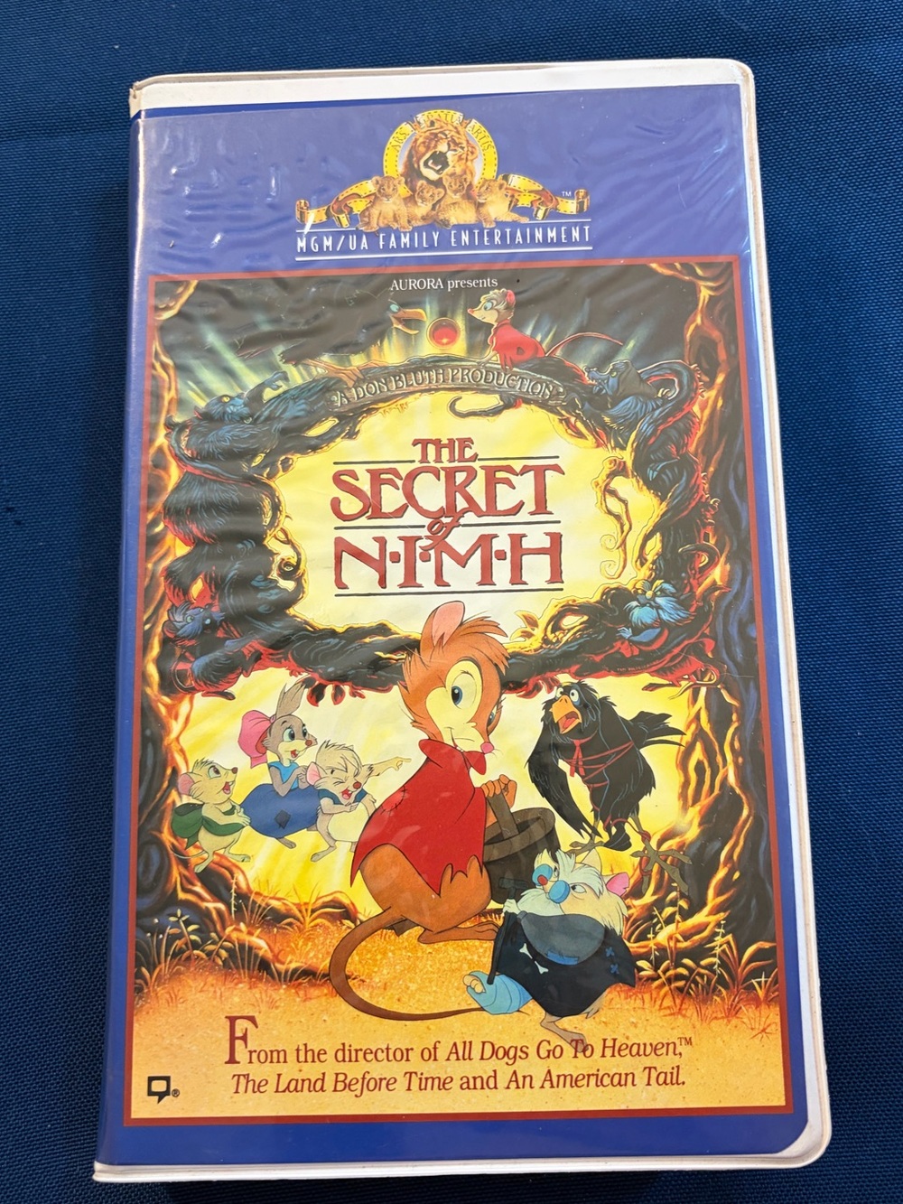 Vintage 80s MGM The Secret of NIMH VHS animated Movie   -